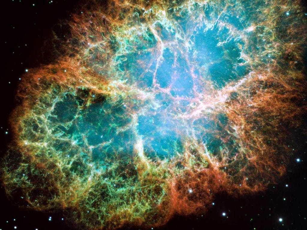Supernova conseguente l’esplosione di una stella (fonte: NASA)