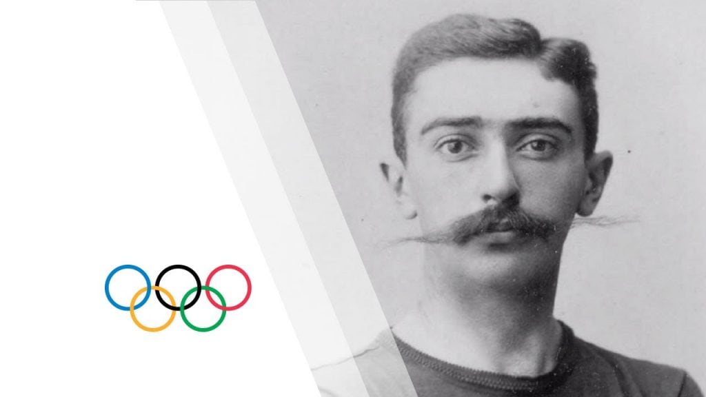 Le Olimpiadi. De Coubertin e il logo.