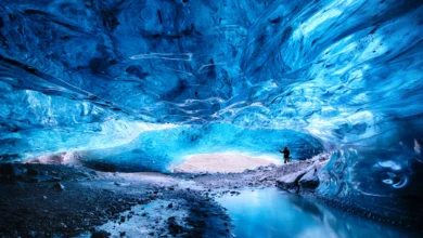 Crystal Cave, Islanda.